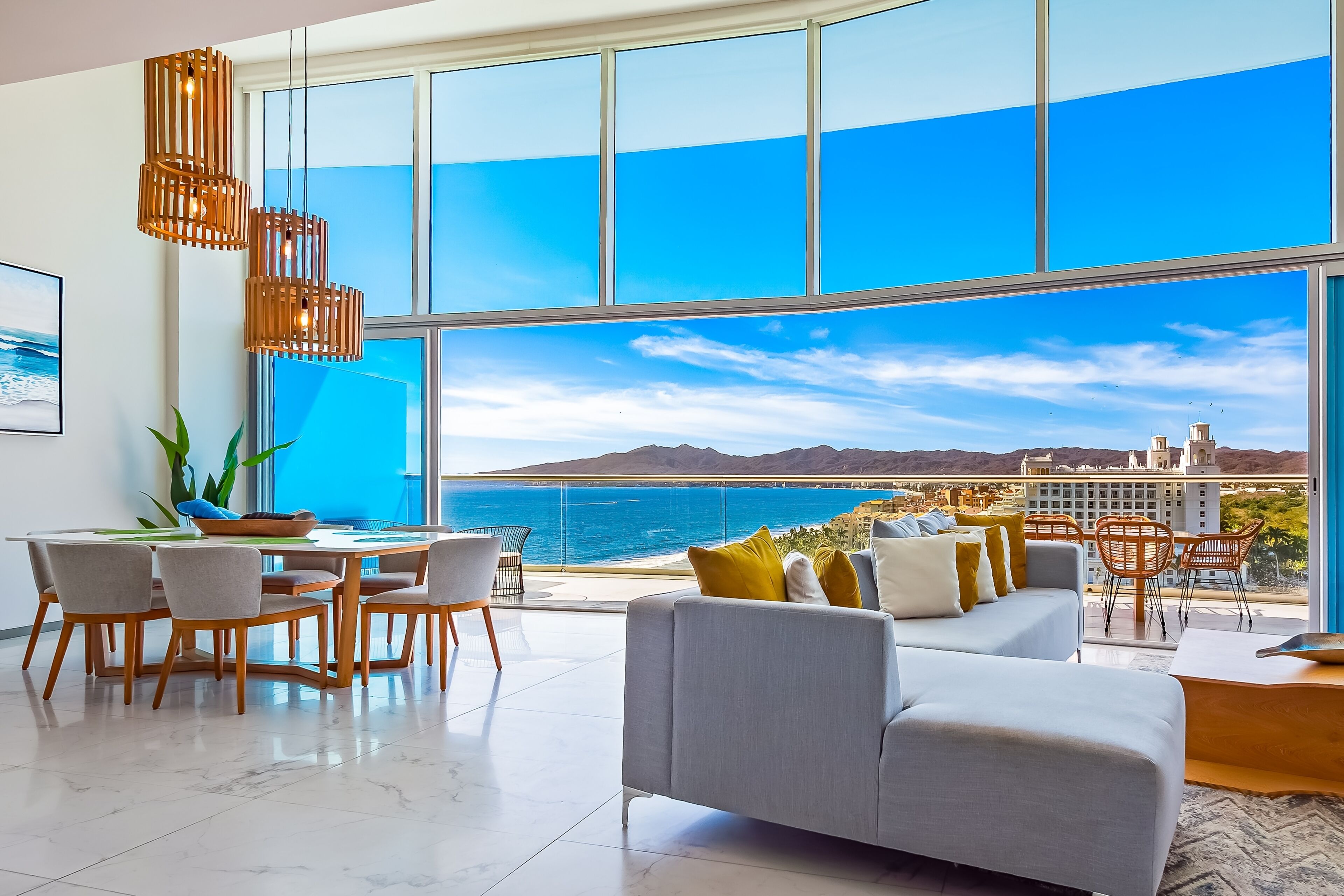 Condo, nhiều giường, có thể sử dụng hồ bơi, quang cảnh biển (Ocean Vista Oasis at Maritima Playa) | Khu phòng khách