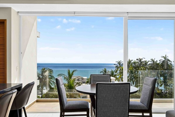 Condo, Multiple Beds, Balcony, Ocean View (Blue Wave Hideaway Quinta BanderasBay) | View from room - Relaxing Condo With Rooftop Pool, Oceanview Balcony & Walkable Beach Access (Bucerías)