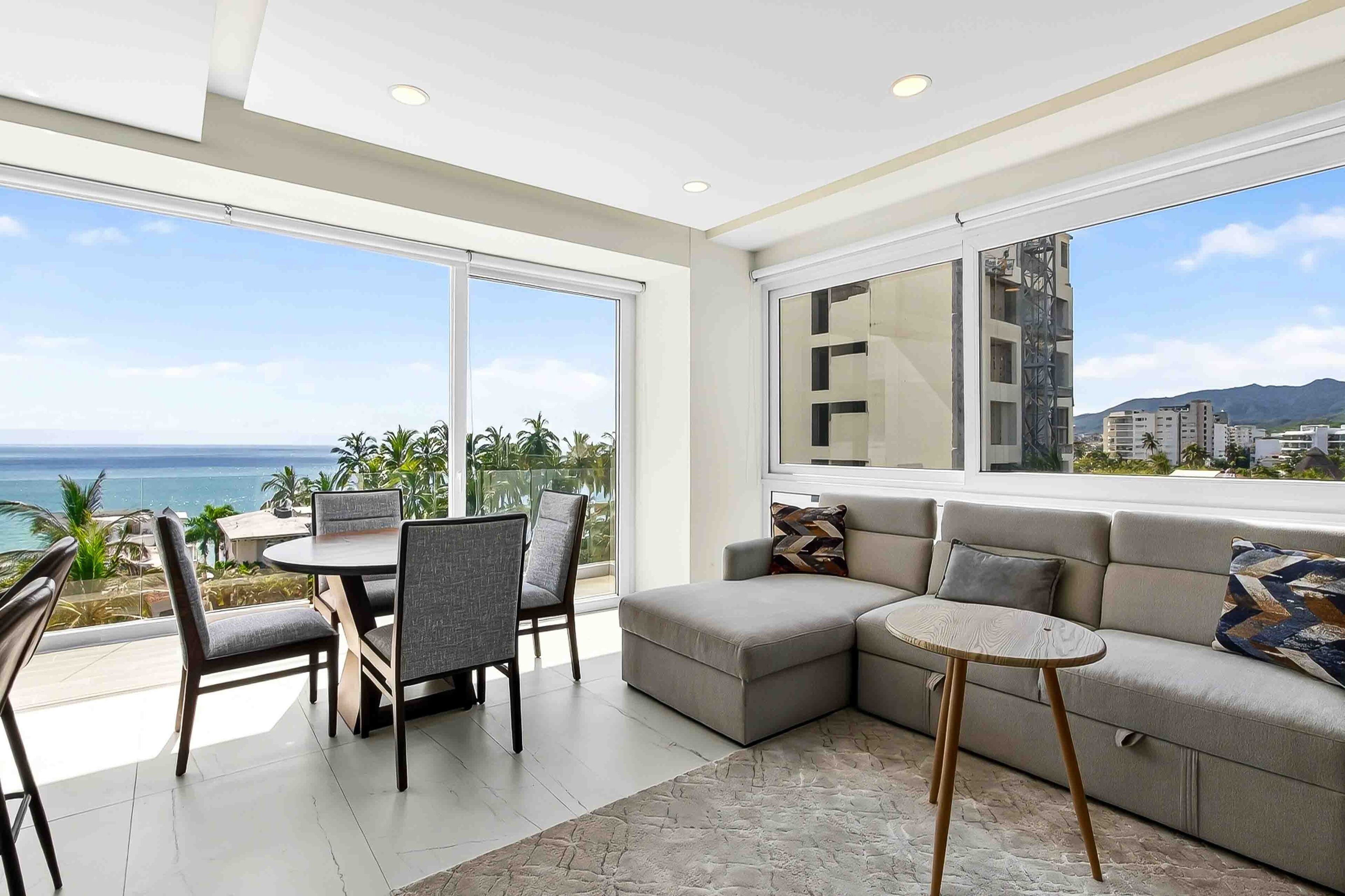 Condo, varias camas, balcón, vista al océano (Blue Wave Hideaway Quinta BanderasBay) | Vista desde la habitación