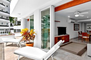Apartment, Multiple Beds, Pool Access, Ocean View (Grand Miramar A201) | Terrace/patio - Relaxing Coastal Escape With Panoramic Views, Pool, hot tub & Sunny Terrace (Puerto Vallarta)