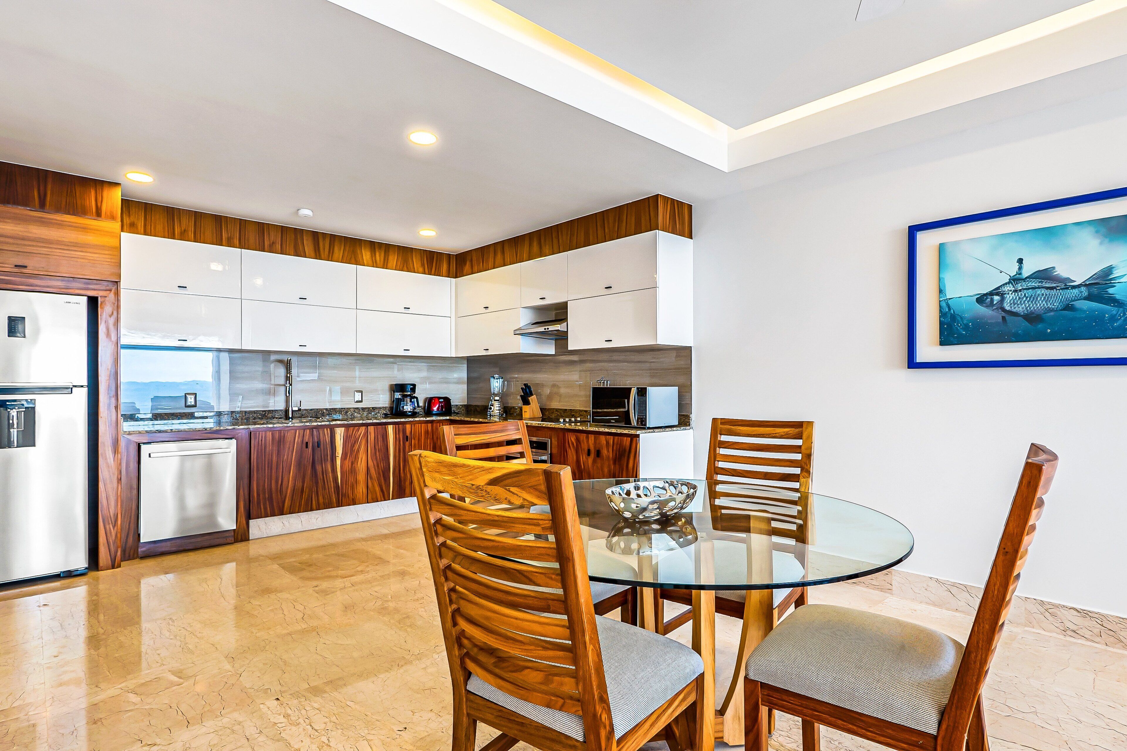 Condo, 1 cama King size, acceso a la alberca, vista al océano (Blue Horizon 204 at Residences) | Cocina privada