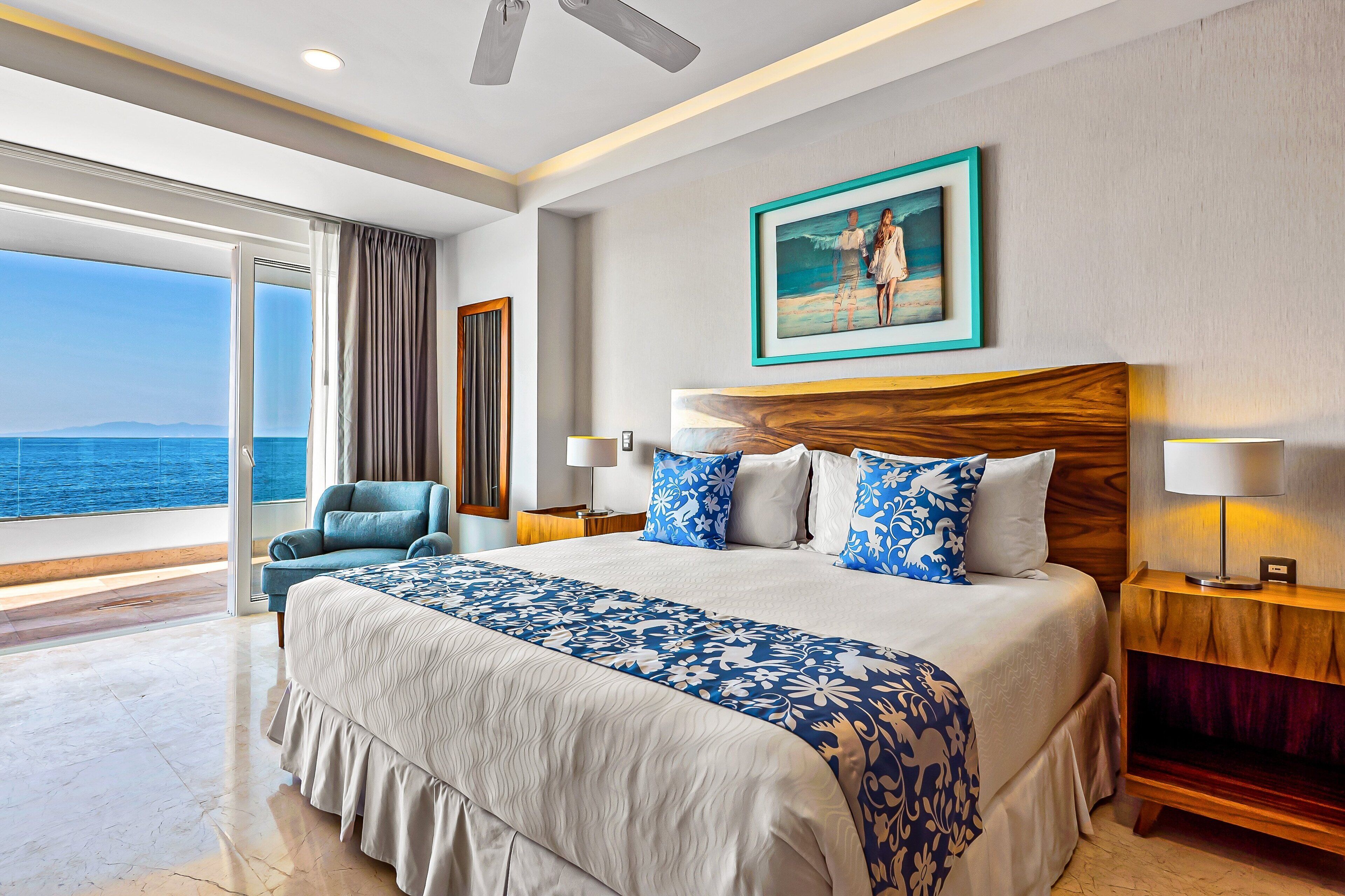 Condo, 1 cama King size, acceso a la alberca, vista al océano (Blue Horizon 204 at Residences) | 1 habitación, decoración personalizada y muebles diferentes 