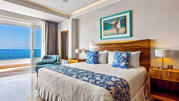 Condo, 1 cama King size, acceso a la alberca, vista al océano (Blue Horizon 204 at Residences) | 1 habitación, decoración personalizada y muebles diferentes