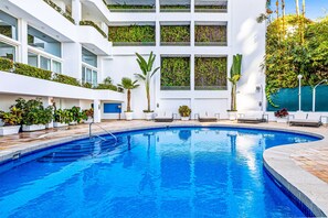 Pool - Well-located Hillside Suite With Rooftop Pool, Fitness Center & Family Features (Puerto Vallarta)