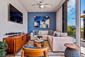 House, Multiple Beds, Pool Access, Ocean View (Villa B Nayar Tortugas, # 31) | Living area - Ocean-view Getaway With Patio, Grill, Roof Deck, & On-site Pools (La Cruz de Huanacaxtle)