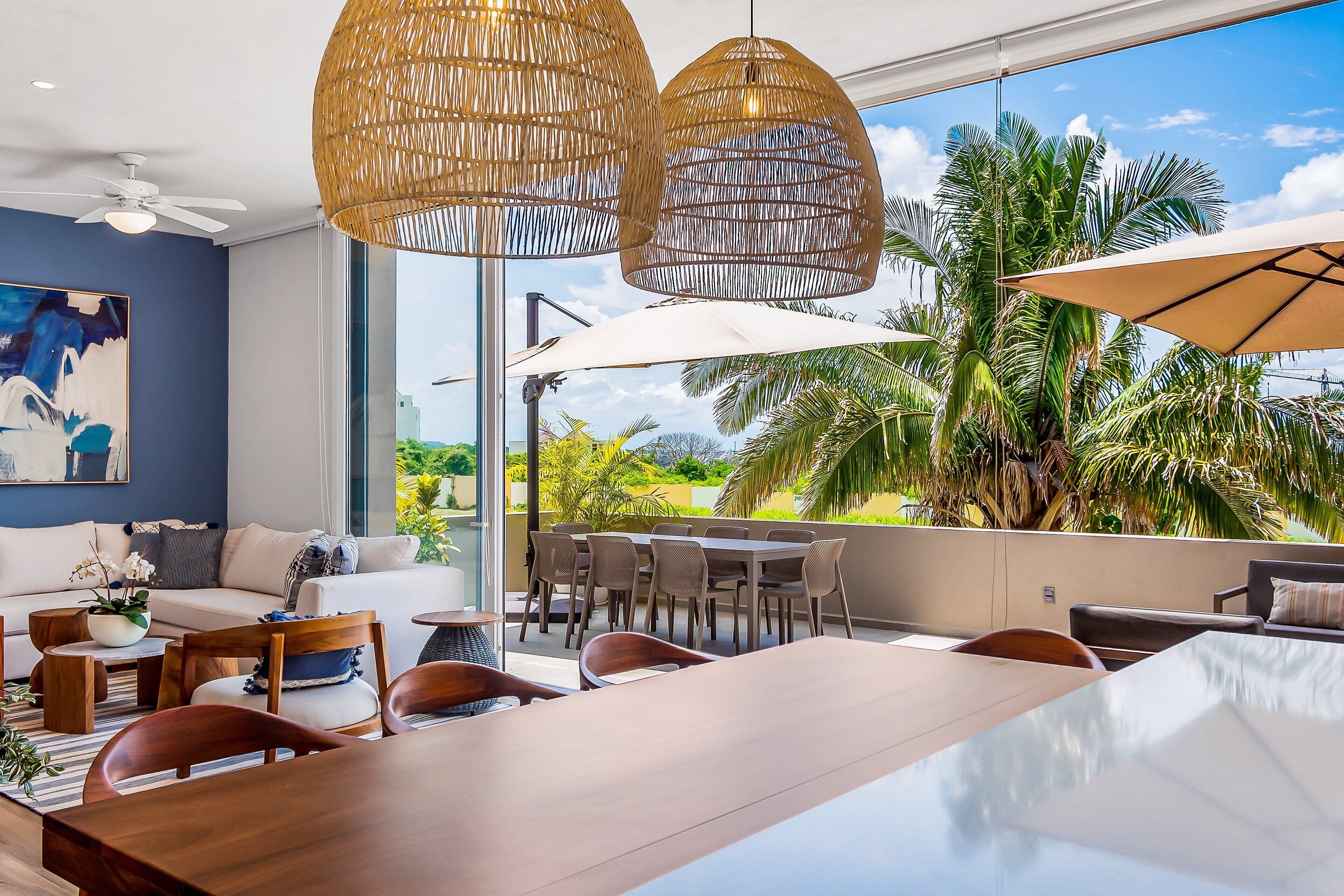 Casa, varias camas, acceso a la alberca, vista al océano (Villa B Nayar Tortugas, # 31) | Interior