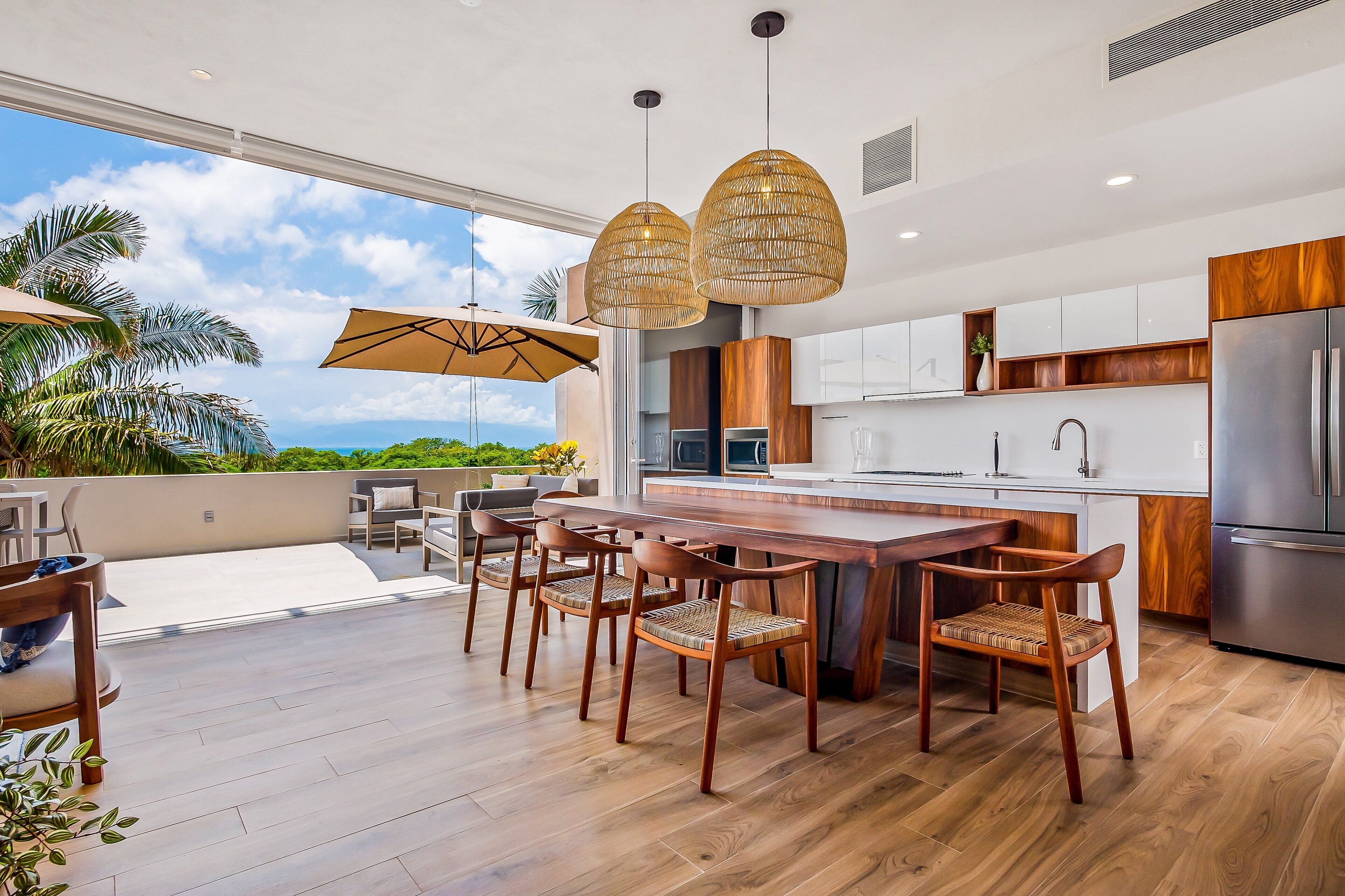 Casa, varias camas, acceso a la alberca, vista al océano (Villa B Nayar Tortugas, # 31) | Interior