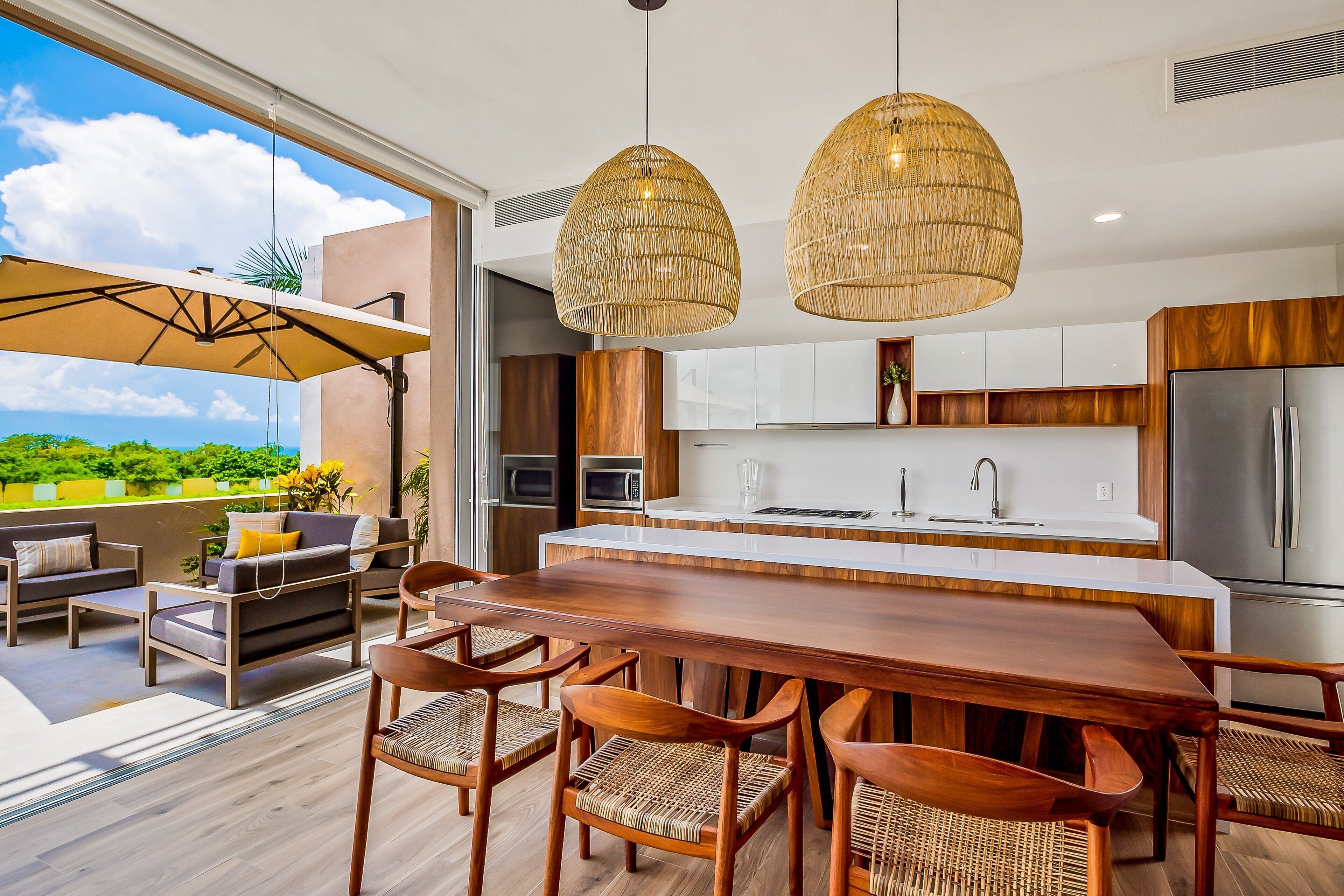 Casa, varias camas, acceso a la alberca, vista al océano (Villa B Nayar Tortugas, # 31) | Cocina privada