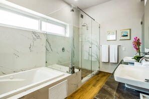 House, Multiple Beds, Pool Access, Ocean View (Villa B Nayar Tortugas, # 31) | Bathroom - Ocean-view Getaway With Patio, Grill, Roof Deck, & On-site Pools (La Cruz de Huanacaxtle)