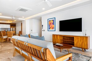 Living area - Dreamy Coastal Condo With Amazing Ocean Views, Pool & Pool spa (Puerto Vallarta)