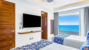 2 bedrooms, individually decorated, individually furnished, bed sheets