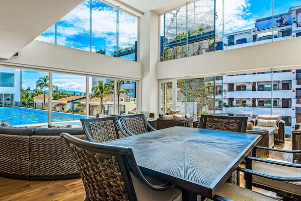 Condo, 1 King Bed with Sofa bed, Pool Access (Viva la vida) | View from room - Bright Coastal Condo With Pool Access, Private Balcony & Fast Wi-fi (Bucerías)