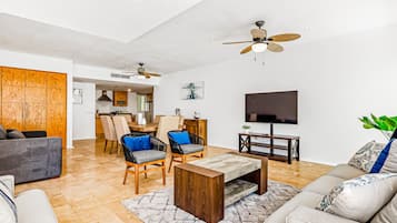Condo, Multiple Beds, Pool Access, Pool View (Nitta Condo # 104) | Living area