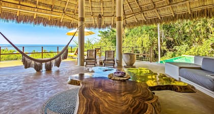 Tranquil Retreat With Pool, Views of the Ocean, Close to Beach