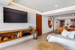 Living area - Luxury Apartment With Infinity Pool, Ocean Views, Balcony & Easy Downtown Access (Puerto Vallarta)