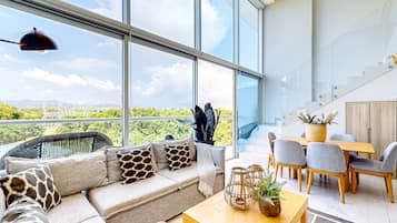 Condo, Multiple Beds, Balcony, Pool View (Artist's Retreat at Marítima Golf 2H) | Living area