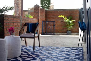 Apartment, 1 King Bed, Balcony, City View (Amapola 5 Upper Floor) - Authentic Mexican Hacienda: 1BR w/ Outdoor Kitchen, A/C & Fast Wi-fi in Bucerias (Bucerías)