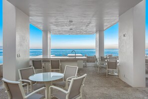 Appartement, 1 très grand lit et 1 canapé-lit, accès piscine (Harbor 171 Torre Norte 1409) | Restauration extérieure