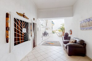 Apartment, Multiple Beds, Pool Access, Ocean View (Torre Malibu, Loft # 805) | Terrace/patio - Central Puerto Vallarta Condo With Pool, Ocean Views & Fast Wifi - Walk to Beach (Puerto Vallarta)