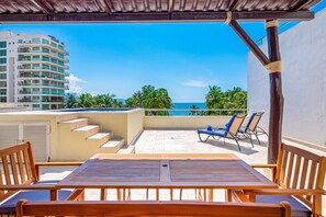 Condo, Multiple Beds, Pool Access, Ocean View (Nitta Condo # 304 Penthouse) | Outdoor dining - Spacious Apartment With Ocean Views, Pool & Balcony (Nuevo Nayarit)