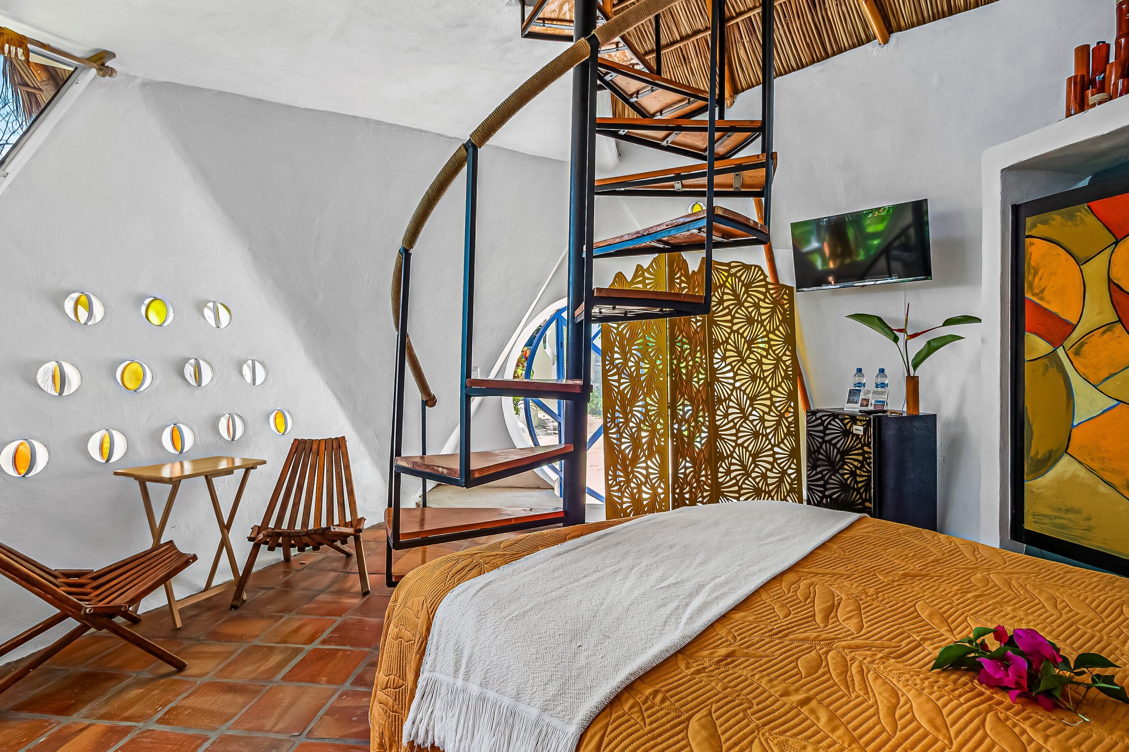 Villa, 2 Double Beds, Pool Access, Garden View (Villas Bambu) | 2 bedrooms, individually decorated, individually furnished, bed sheets