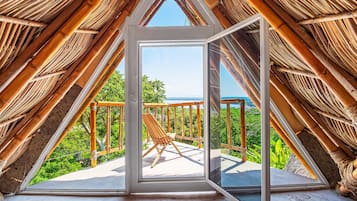 Vila, 2 Tempat Tidur Double, akses ke kolam renang, pemandangan kebun (Villas Bambu) | Interior