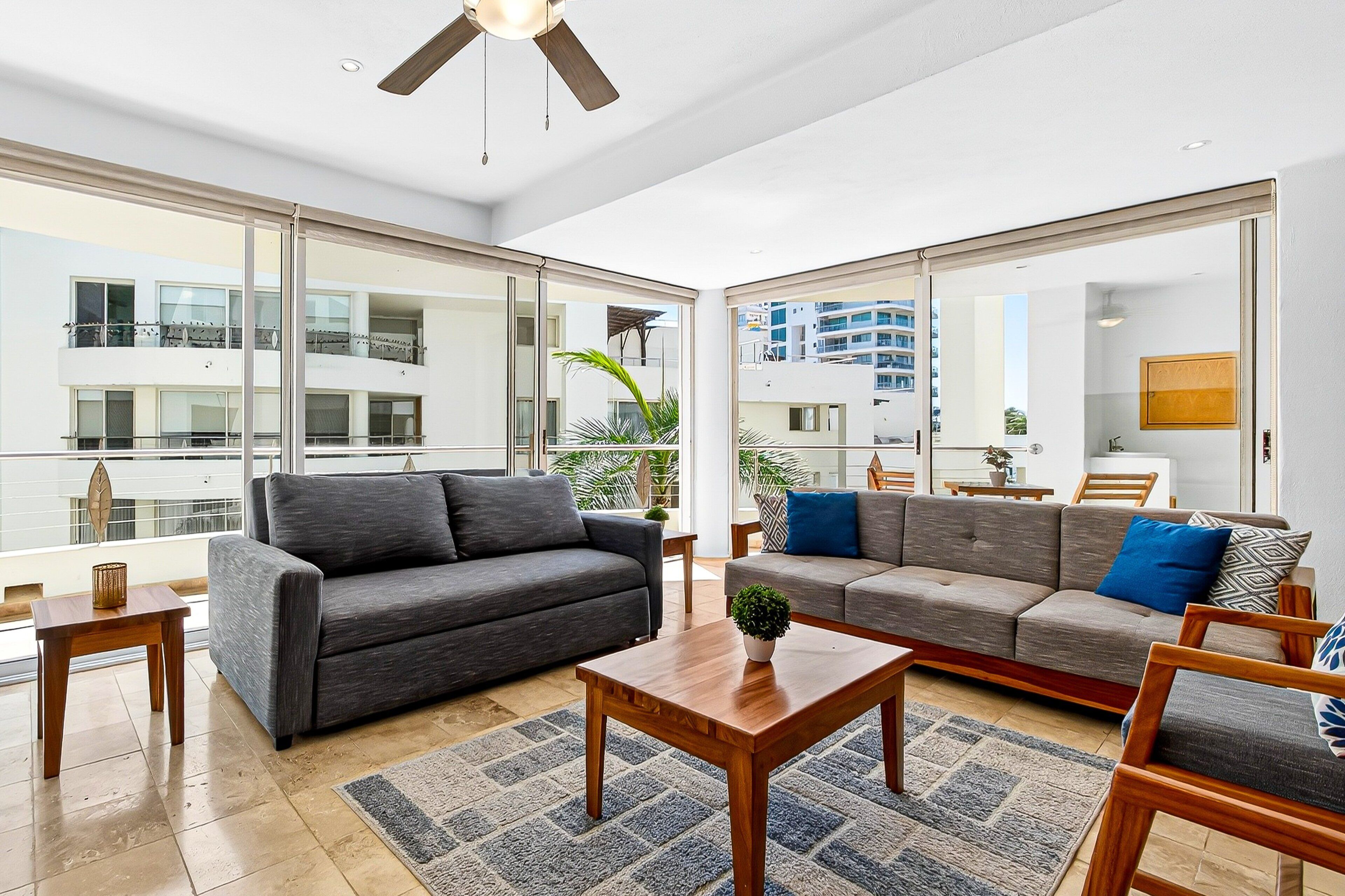 Condo, Multiple Beds, Pool Access, Pool View (Nitta Condo 303) | Living area