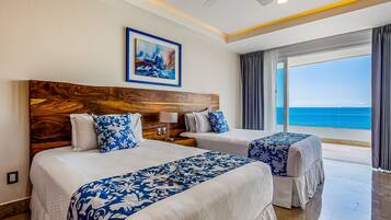 Apartamento, várias camas, sacada, vista para o oceano (Blue Horizon 804 at Residences) | 2 quartos, individualmente decorados, individualmente mobiliados