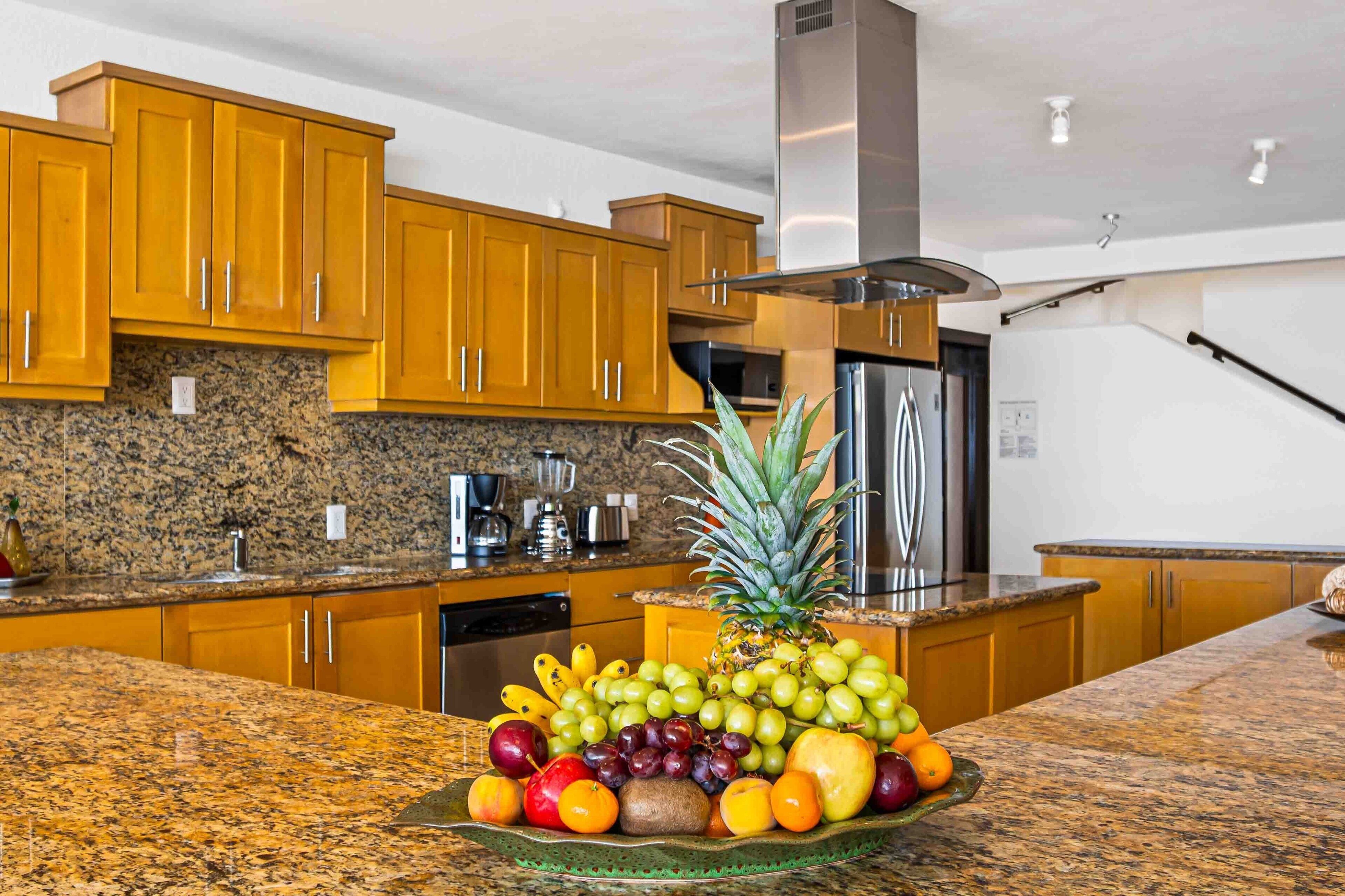 Casa, varias camas, acceso a la alberca, vista al océano (Grand Miramar APH2) | Cocina privada