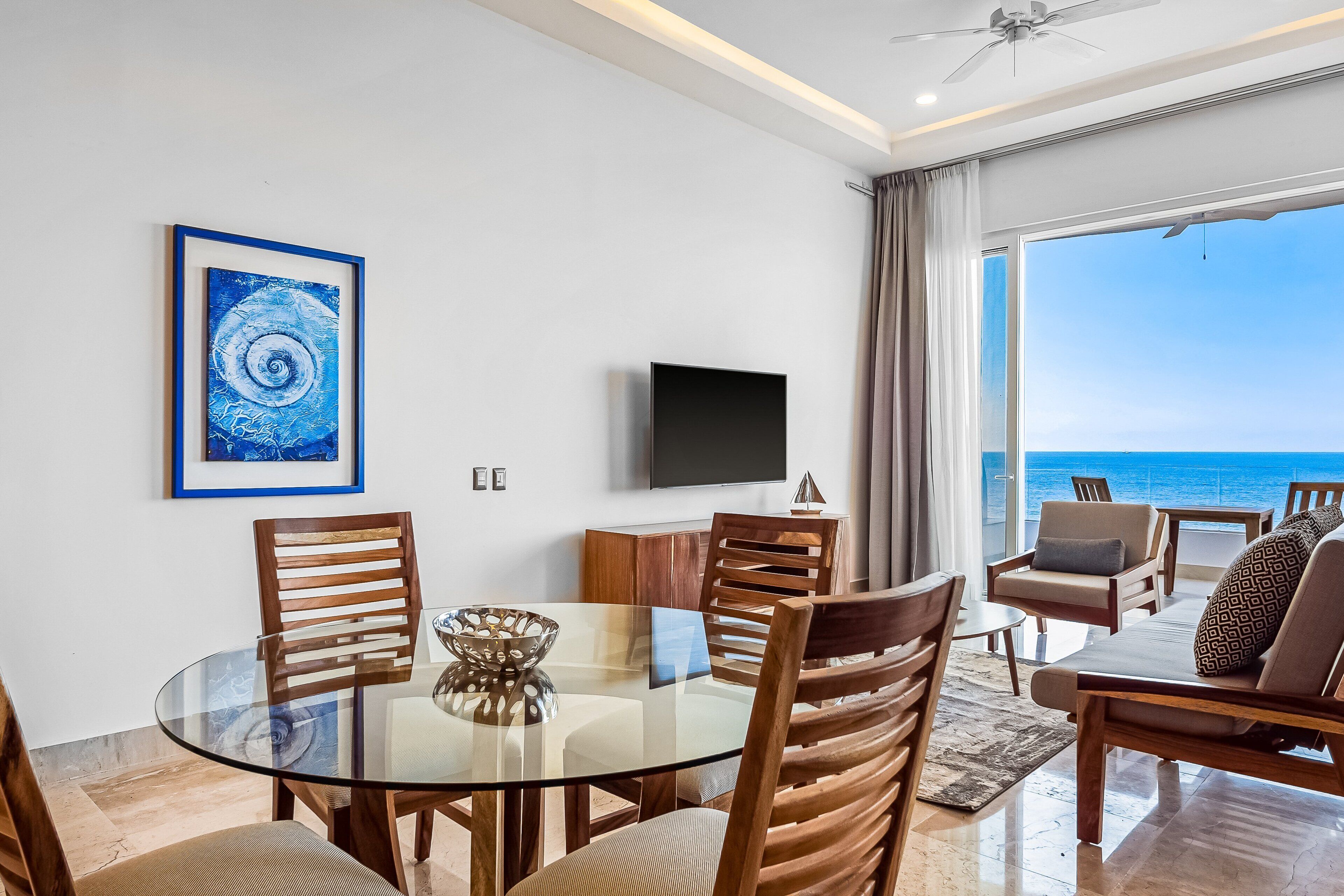 Condo, 2 Queen Beds, Pool Access, Ocean View (Blue Horizon 401 at Residences) | 1 bedroom, individually decorated, individually furnished, bed sheets