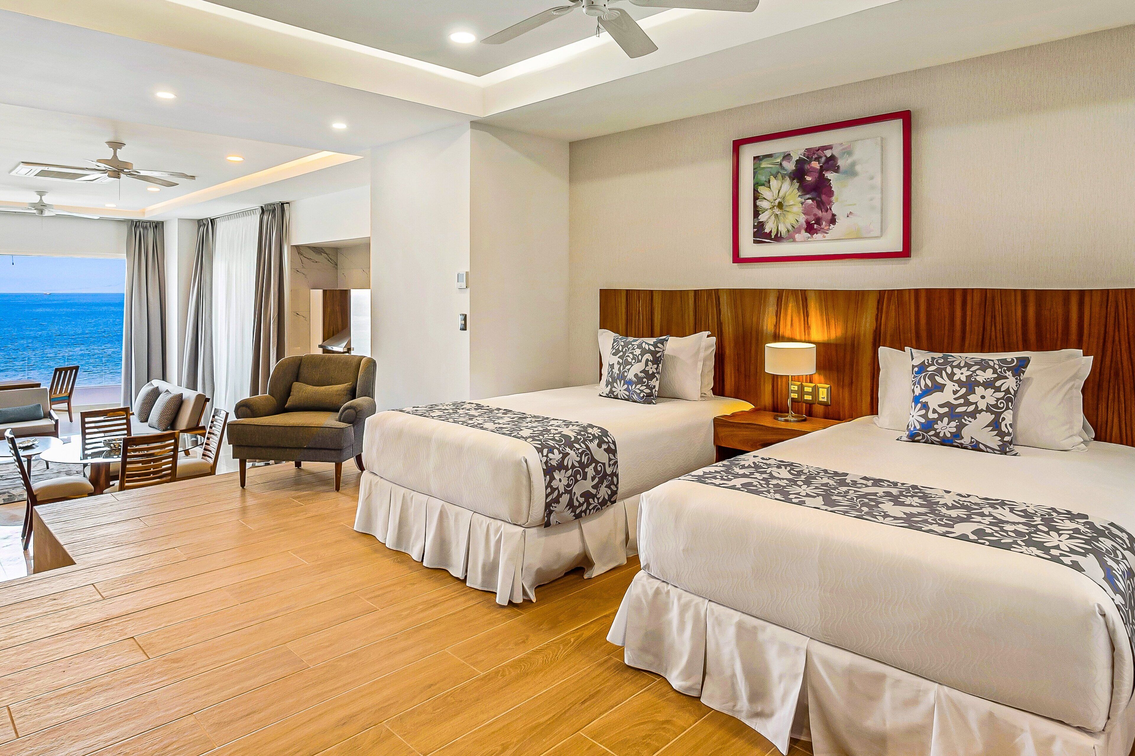 Condo, 2 camas Queen size, acceso a la alberca, vista al océano (Blue Horizon 401 at Residences) | 1 habitación, decoración personalizada y muebles diferentes 