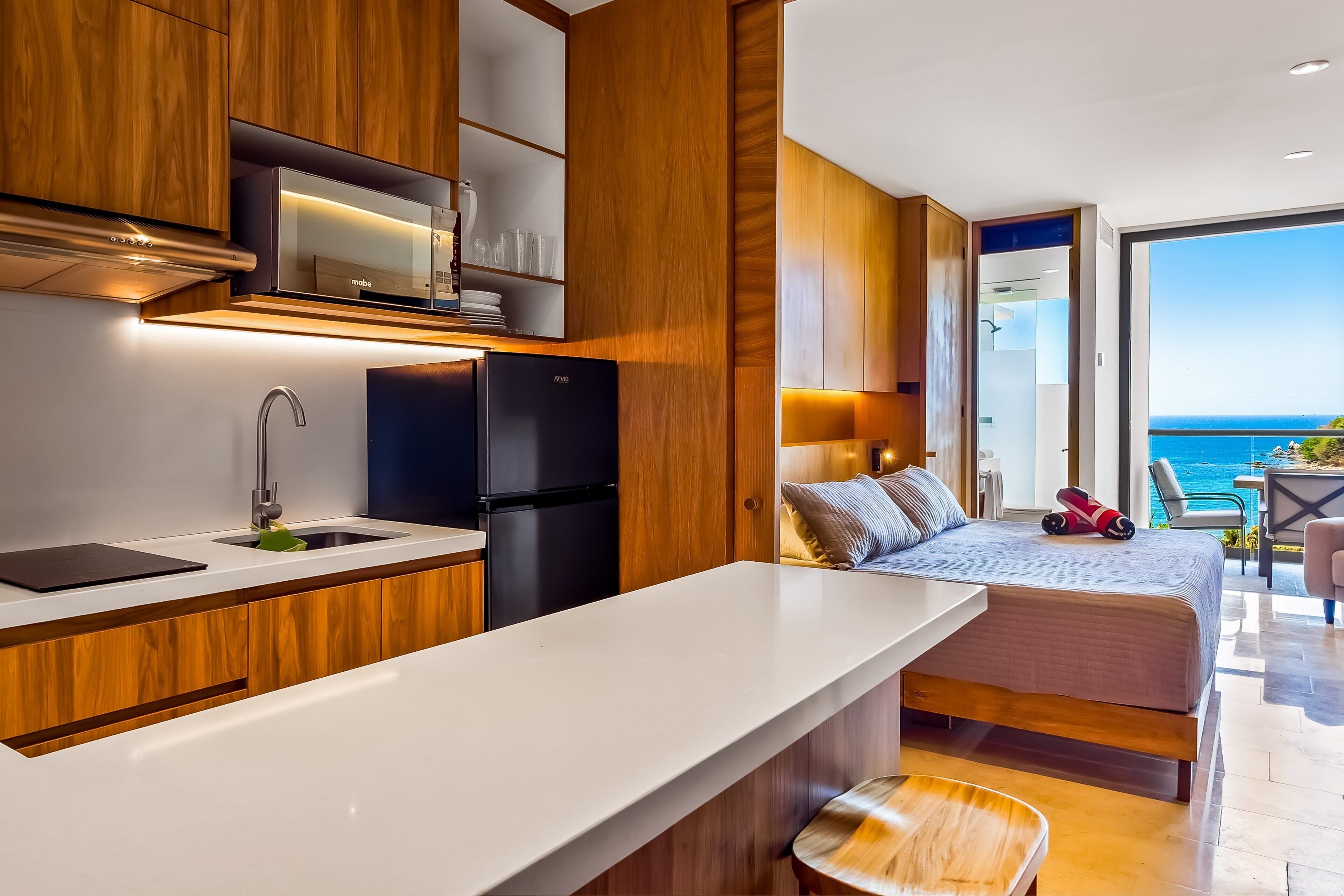 Rumah, Beberapa Tempat Tidur, balkon, pemandangan samudra (Casa Vida - Zantamar Loft) | Dapur pribadi