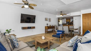 Condo, Multiple Beds, Pool Access, Beach View (Nitta Condo # 108) | Living area