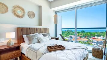 Apartment, 1 Queen-Bett und Schlafsofa, Balkon, Meerblick (Marítima Golf # 4A) | 1 Schlafzimmer, individuell dekoriert, individuell eingerichtet