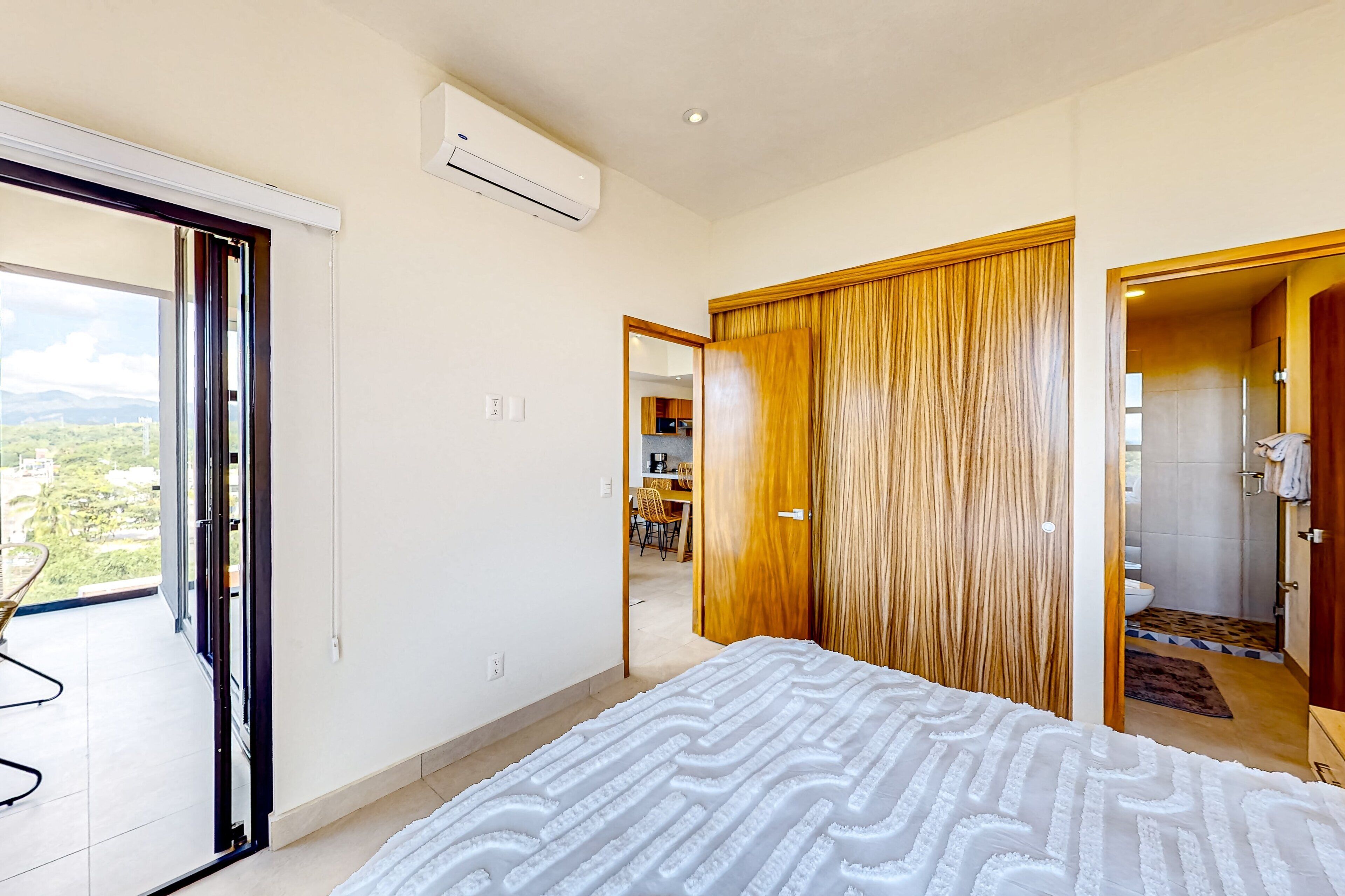 Departamento, 2 camas Queen size, acceso a la alberca, vista al océano (Vista Bucerias 401) | Baño | Toallas 