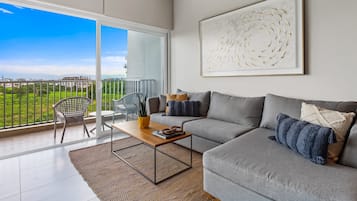 Condo, Multiple Beds, Balcony, Pool View (Punto Novo #604B) | Living area