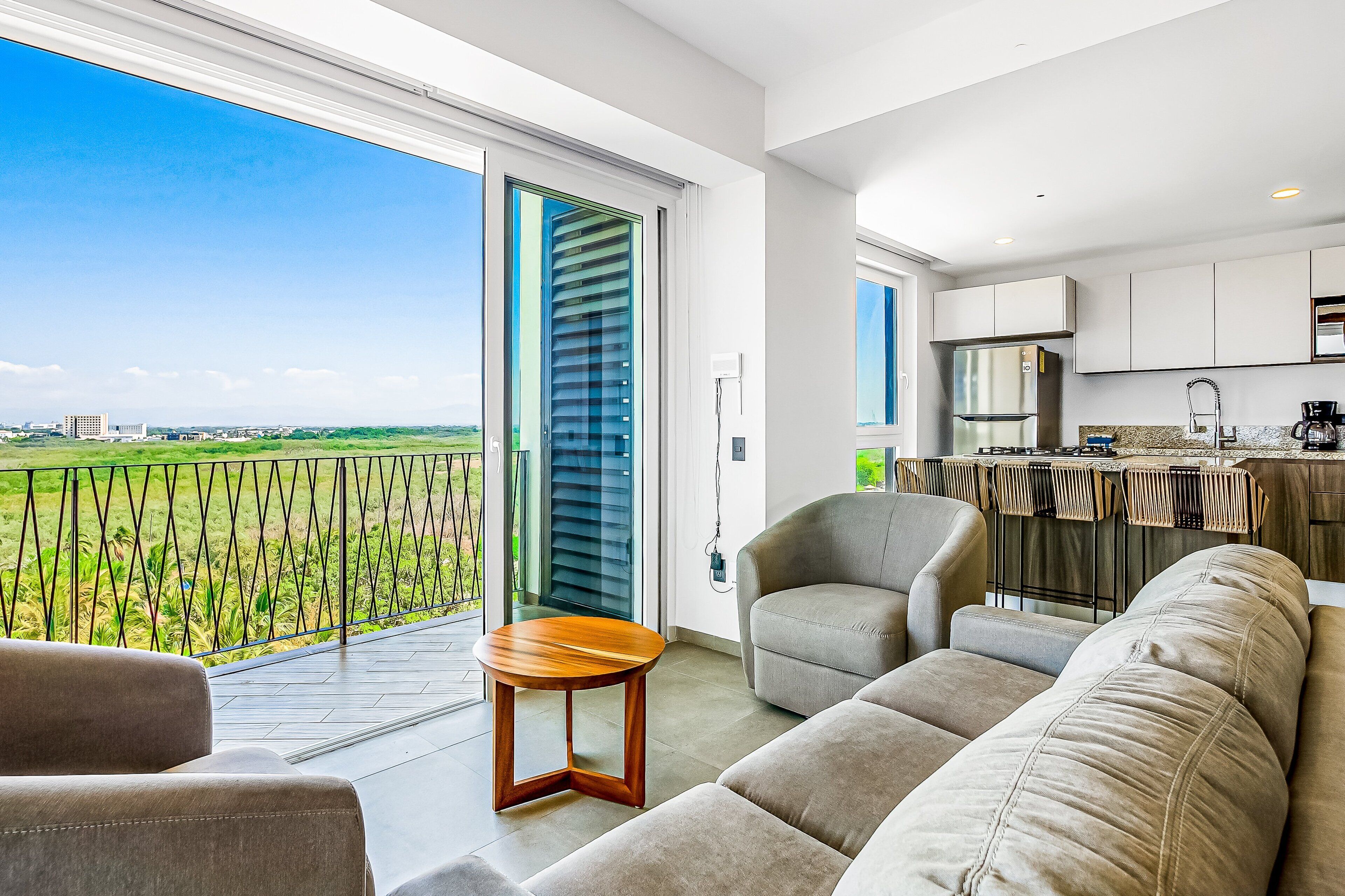 Condo, 1 Queen Bed with Sofa bed, Pool Access, Ocean View (Amongst the Clouds at Duva 903) | Living area