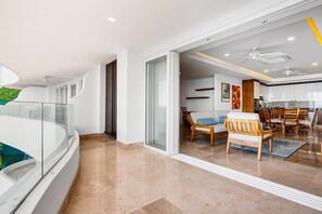Condo, Multiple Beds, Pool Access, Ocean View (Blue Horizon 603 at Residences) | Interior - Luxurious Condo With Huge, Oceanfront Balcony, Pool & Pool spa (Puerto Vallarta)