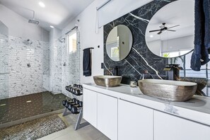 Apartment, Multiple Beds, Balcony, Ocean View (Gardenias Residence) | Bathroom - Dog-friendly Ocean View Penthouse & Studio With a Full Kitchen & Kitchenette (Puerto Vallarta)