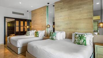 Departamento, varias camas, acceso a la alberca, vista a la playa (Coastal Charm at Garza Blanca)