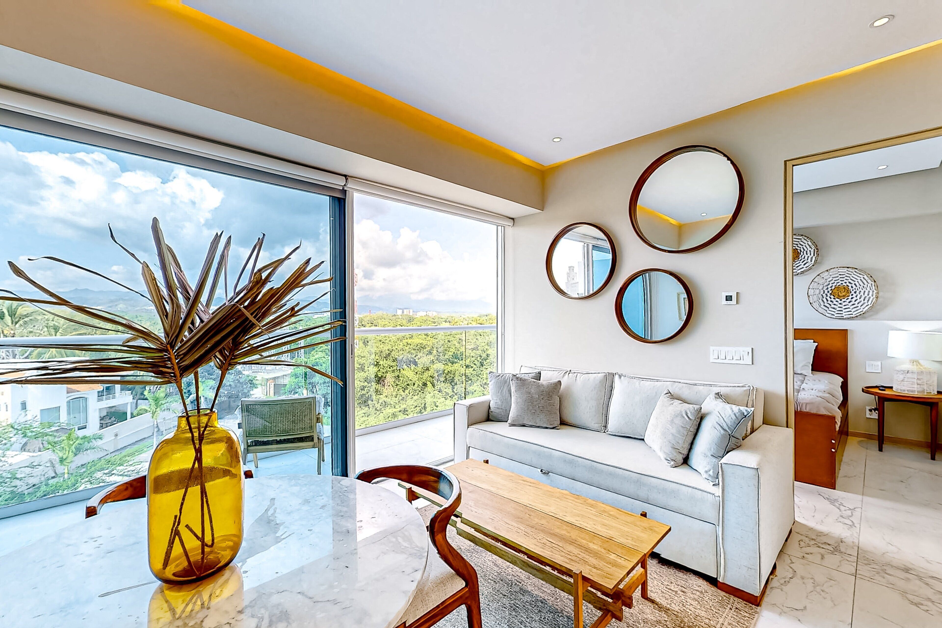 Condo, 1 King Bed, Balcony, Garden View (Woven Memories at Marítima Golf 3D) | Living area