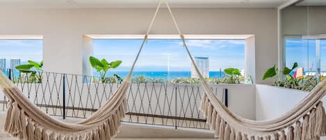 Condo, 1 King Bed with Sofa bed, Balcony, Pool View (DUVA, Unit 105) | Interior