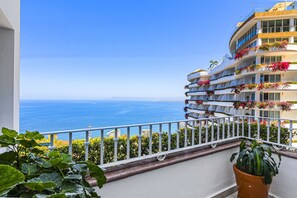 Apartment, Multiple Beds, Pool Access, Ocean View (Grand Miramar A601) | View from room - Elegant Bayview Suite With Terrace Access, Full Kitchen, Pool, hot tub & gym (Puerto Vallarta)