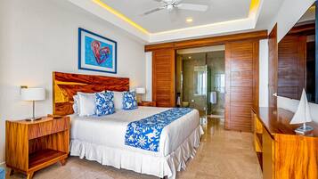 Condo, 1 King Bed, Pool Access, Ocean View (Blue Horizon 304 at Residences) | 1 bedroom, individually decorated, individually furnished, bed sheets