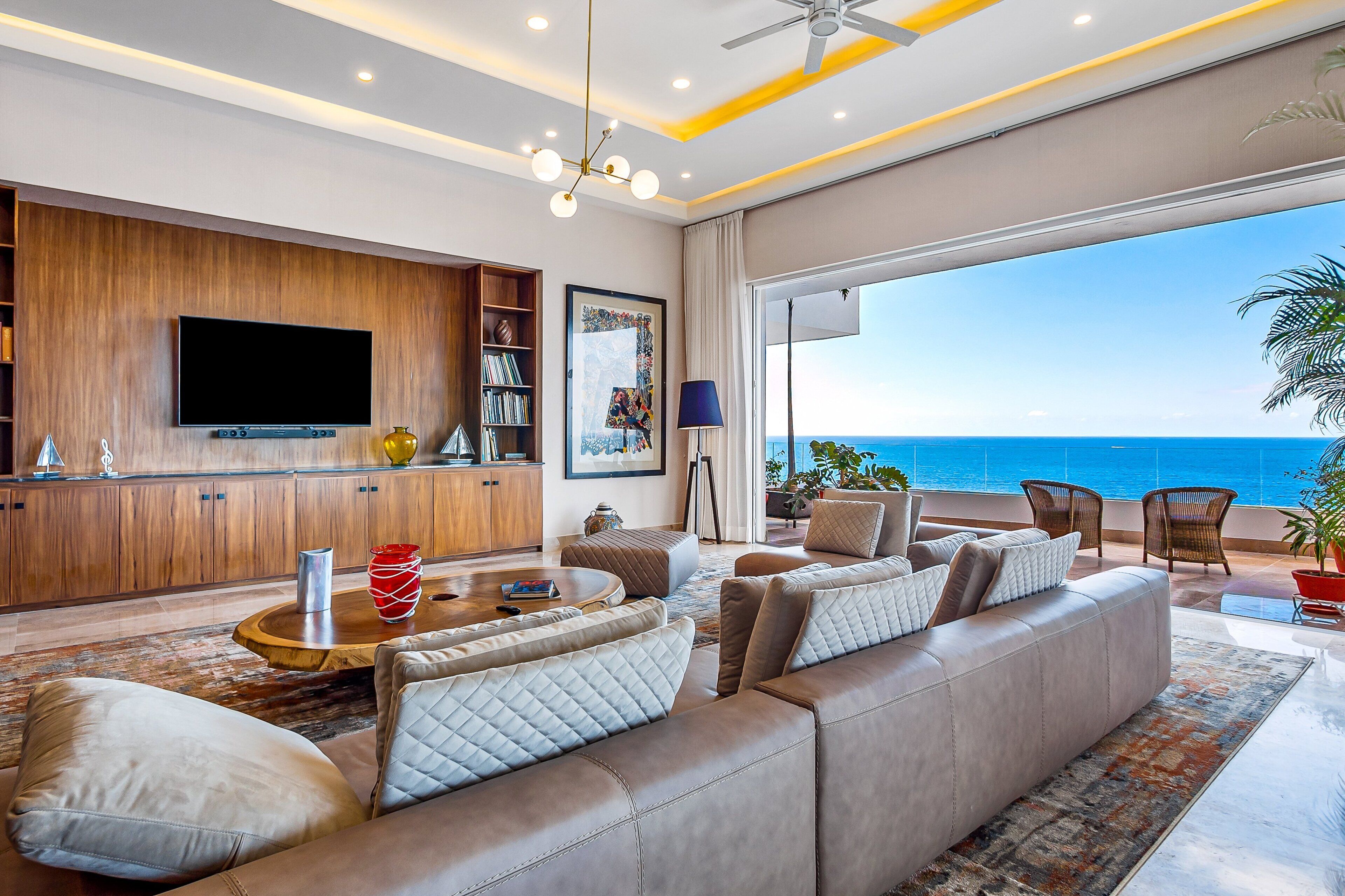 Condo, Multiple Beds, Pool Access, Ocean View (Blue Horizon 1201 PH at Residences) | Living area