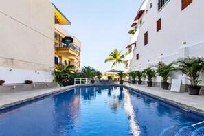 Pool - Stylish Coastal Condo With Pool, Private Balcony & Stunning Ocean Views (Puerto Vallarta)