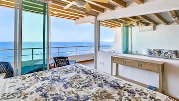 Apartemen, 1 Tempat Tidur King dengan tempat tidur Sofa, pemandangan samudra (Torre Malibu, PH #902) | 1 kamar tidur dan didekorasi berbeda-beda