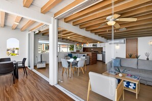 Apartment, 1 King Bed with Sofa bed, Pool Access, Ocean View (Torre Malibu, PH #902) | Living area - Stylish Coastal Condo With Pool, Private Balcony & Stunning Ocean Views (Puerto Vallarta)