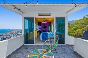 Studio, 1 Queen Bed, Balcony, Ocean View (Gardenias Studio) | Terrace/patio - Gardenias Studio Studio in Puerto Vallarta With Panoramic Views (Puerto Vallarta)