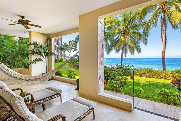Apartment, Mehrere Betten, Poolzugang, Meerblick (Garza Blanca Preserve Resort 2101 A/B) | Terrasse/Patio
